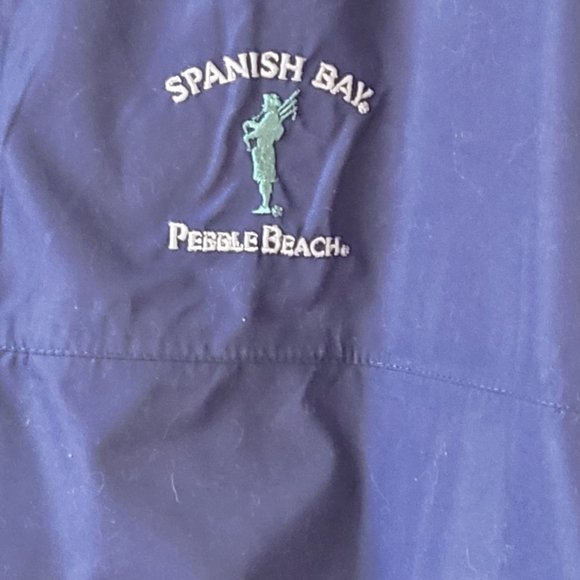 Pebble Beach Reversable Pullover Windbreaker Jacket - Picture 8 of 8